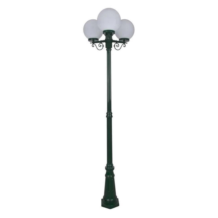 Domus GT-562 Siena - Triple 25cm Spheres Tall Post-Domus Lighting-Ozlighting.com.au