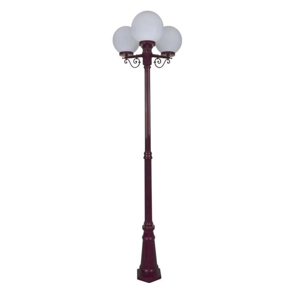 Domus GT-562 Siena - Triple 25cm Spheres Tall Post-Domus Lighting-Ozlighting.com.au