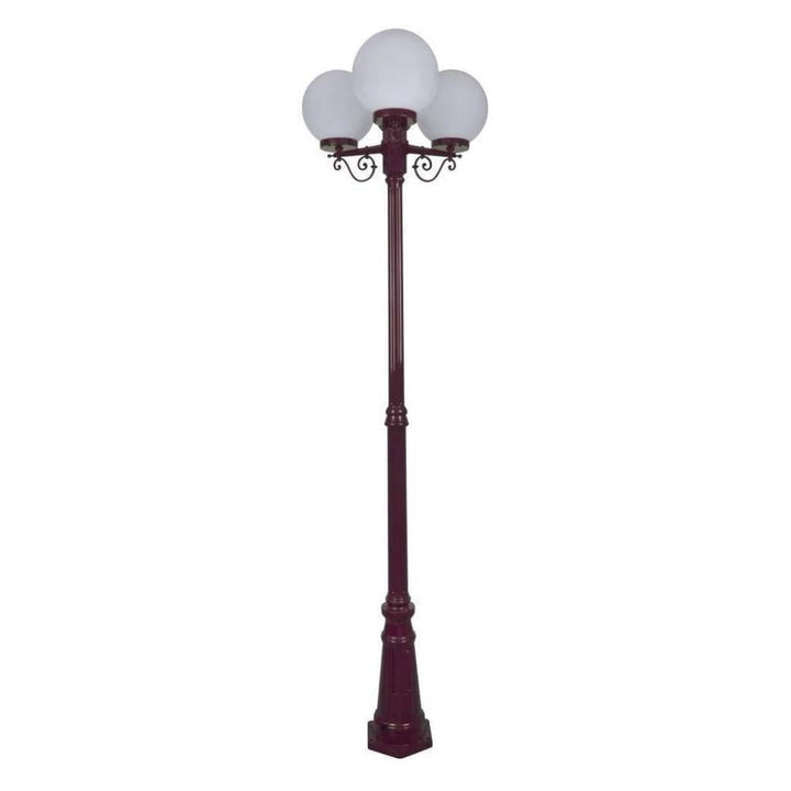 Domus GT-562 Siena - Triple 25cm Spheres Tall Post-Domus Lighting-Ozlighting.com.au