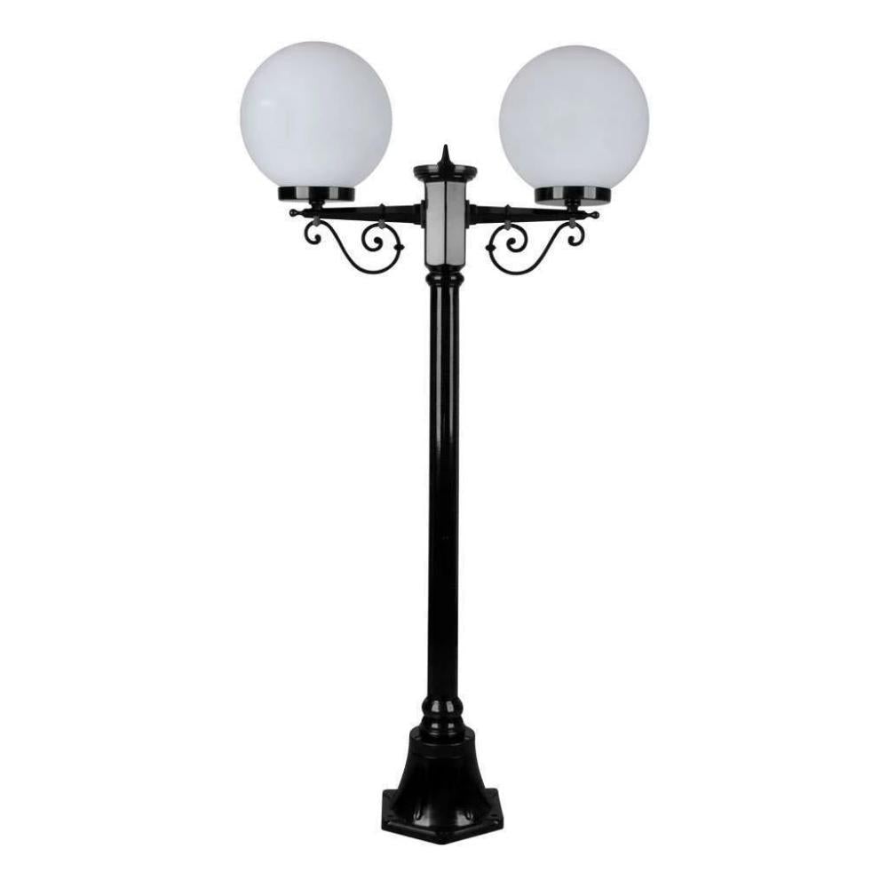 Domus GT-567 Siena - Twin 25cm Spheres Short Post-Domus Lighting-Ozlighting.com.au