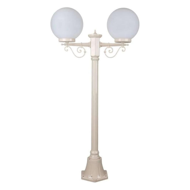 Domus GT-567 Siena - Twin 25cm Spheres Short Post-Domus Lighting-Ozlighting.com.au