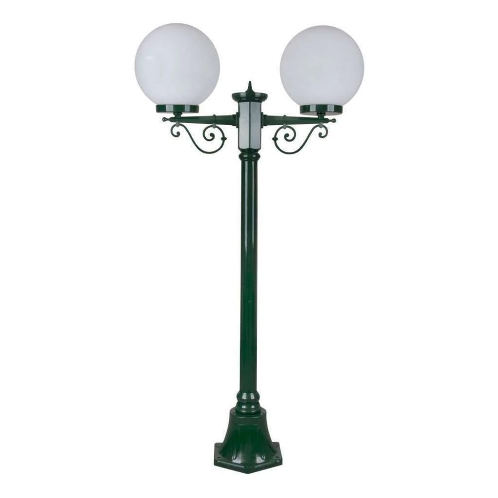 Domus GT-567 Siena - Twin 25cm Spheres Short Post-Domus Lighting-Ozlighting.com.au