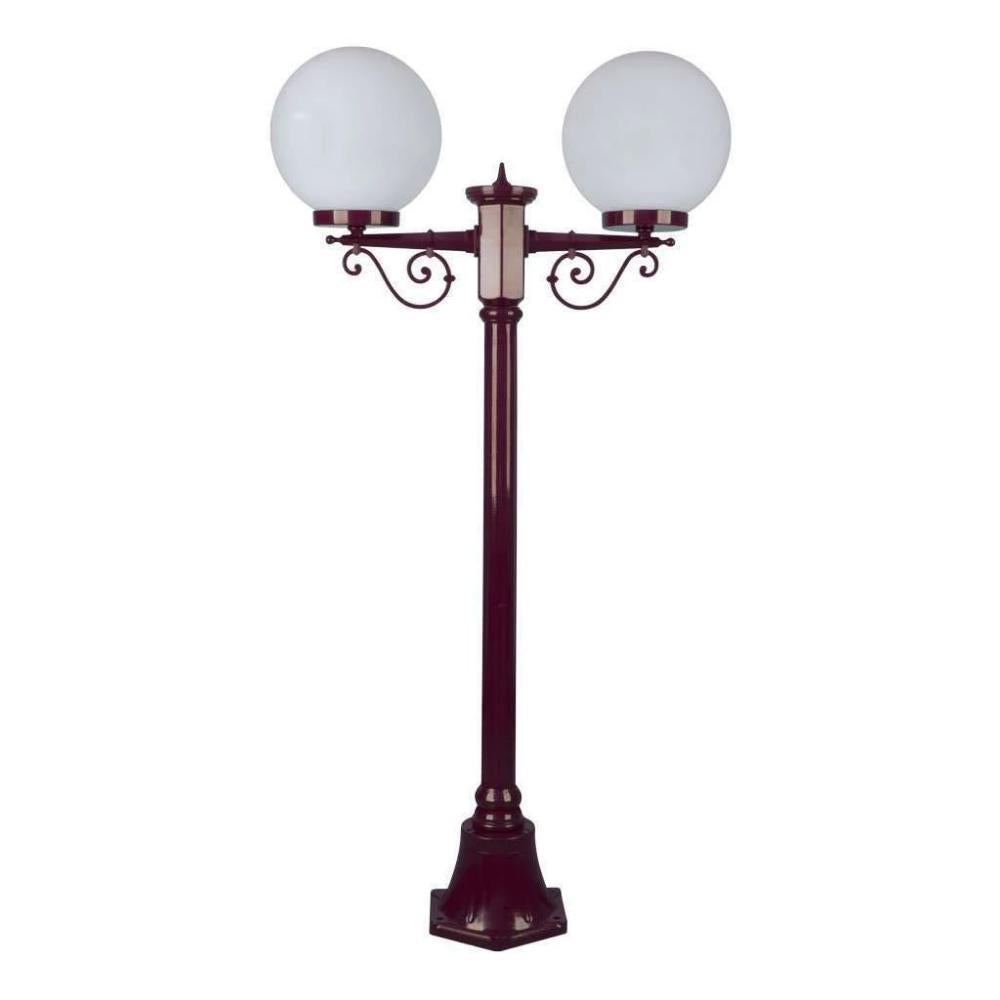 Domus GT-567 Siena - Twin 25cm Spheres Short Post-Domus Lighting-Ozlighting.com.au