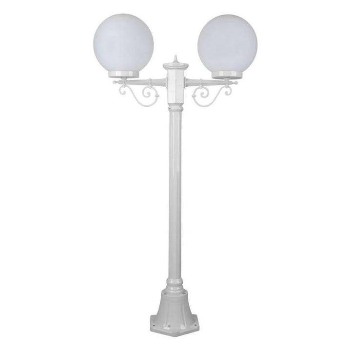 Domus GT-567 Siena - Twin 25cm Spheres Short Post-Domus Lighting-Ozlighting.com.au