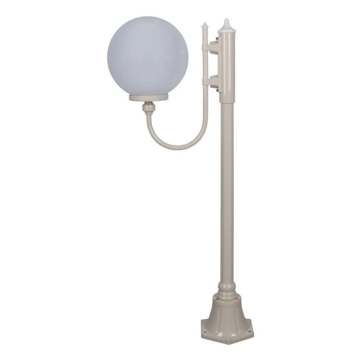 Domus GT-607 Lisbon - 30cm Sphere Curved Arm Short Post Light-Domus Lighting-Ozlighting.com.au