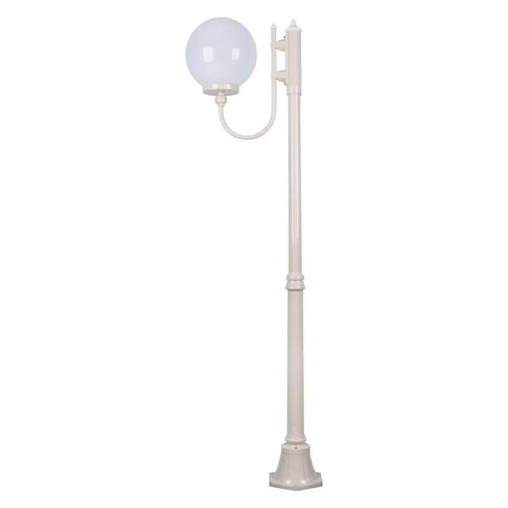 Domus GT-613 Lisbon - 30cm Sphere Curved Arm Medium Post Light-Domus Lighting-Ozlighting.com.au