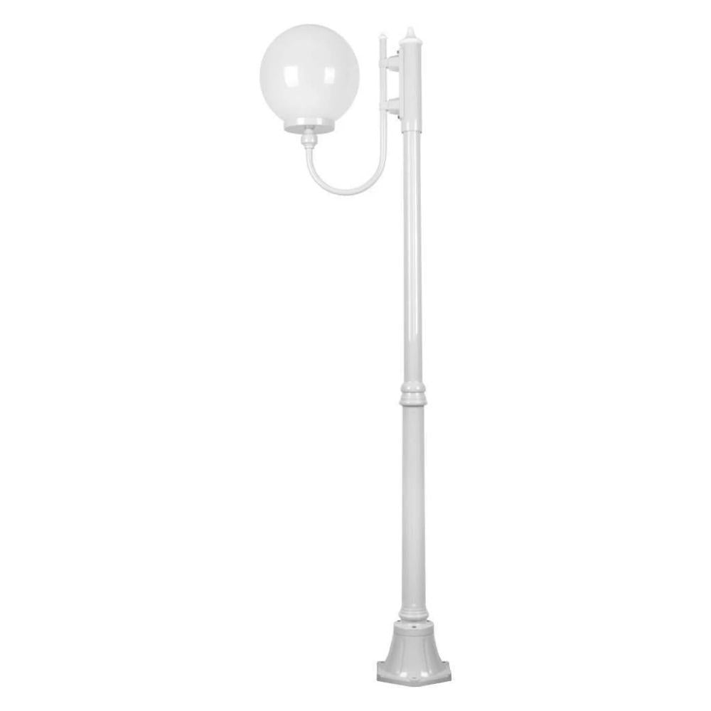 Domus GT-613 Lisbon - 30cm Sphere Curved Arm Medium Post Light-Domus Lighting-Ozlighting.com.au
