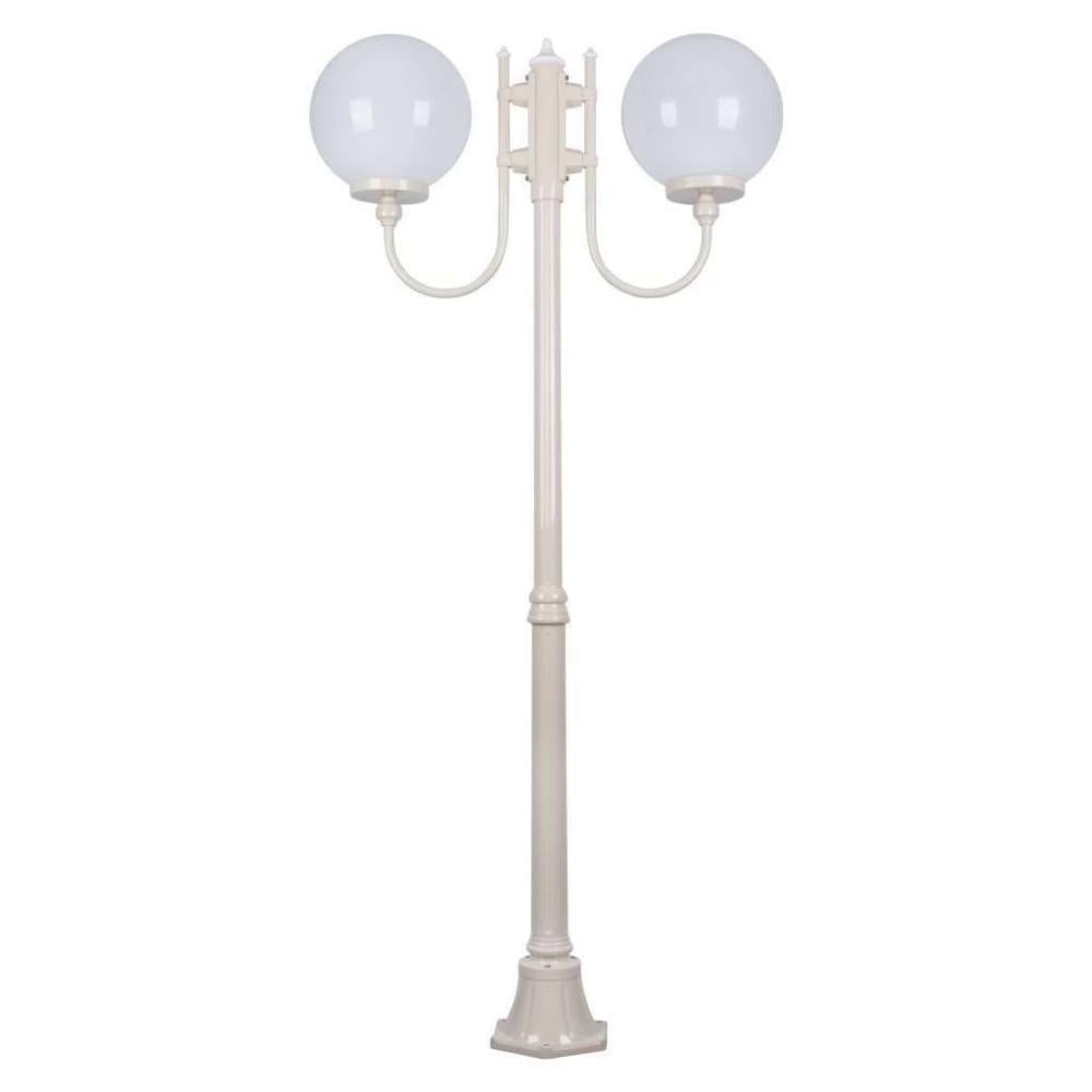 Domus GT-615 Lisbon - Twin 30cm Sphere Curved Arms Medium Post Light-Domus Lighting-Ozlighting.com.au