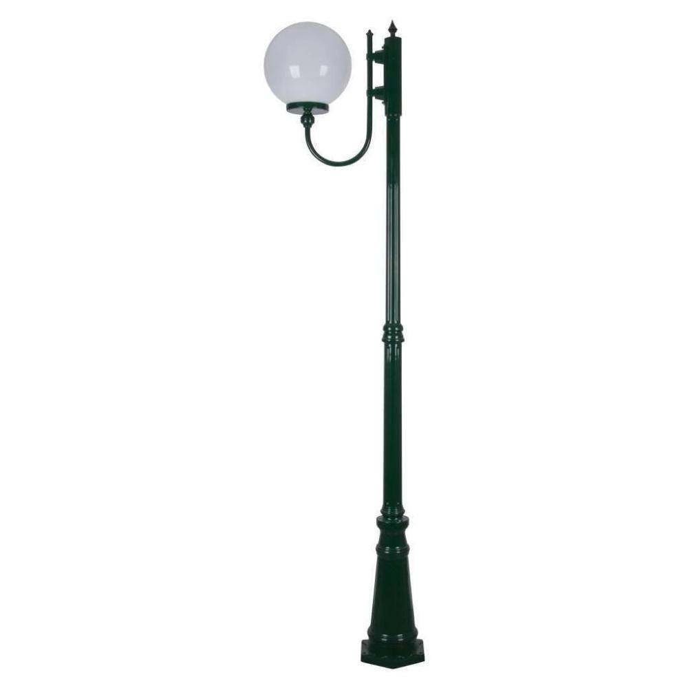 Domus GT-619 Lisbon - 30cm Sphere Curved Arm Tall Post Light-Domus Lighting-Ozlighting.com.au