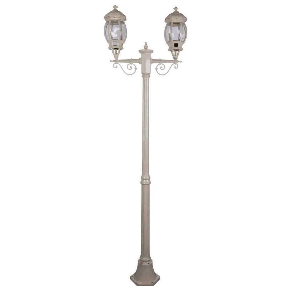Domus GT-677 Vienna Post Light - Twin Head-Domus Lighting-Ozlighting.com.au