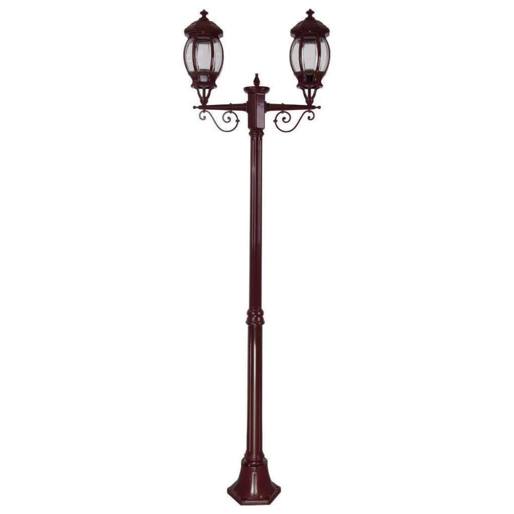 Domus GT-677 Vienna Post Light - Twin Head-Domus Lighting-Ozlighting.com.au