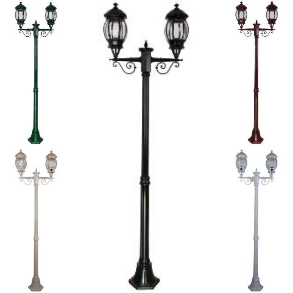 Domus GT-677 Vienna Post Light - Twin Head-Domus Lighting-Ozlighting.com.au