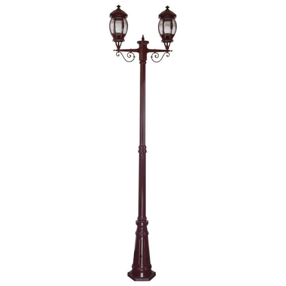 Domus GT-680 Vienna Post Light - Twin Head-Domus Lighting-Ozlighting.com.au