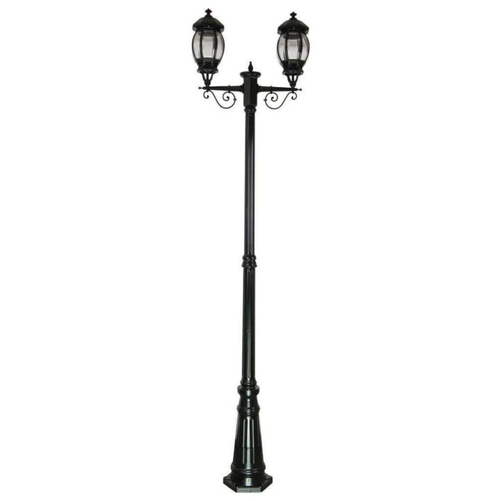 Domus GT-680 Vienna - Twin Head Tall Post Light-Domus Lighting-Ozlighting.com.au