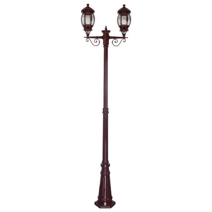 Domus GT-680 Vienna - Twin Head Tall Post Light-Domus Lighting-Ozlighting.com.au