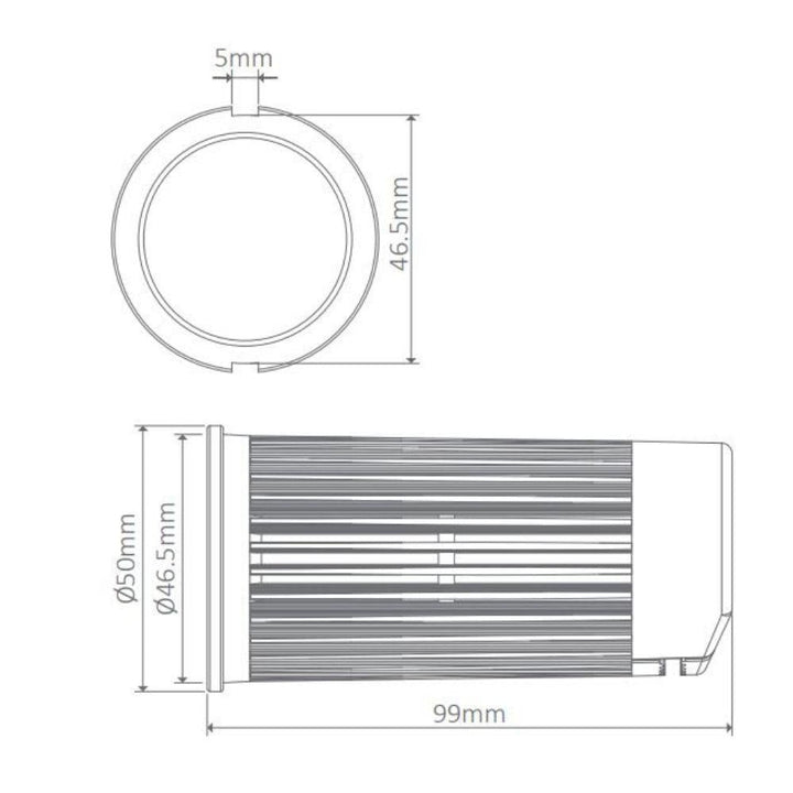 Domus INTRO-8 - 8W LED Dimmable Downlight Module - 5000K-Domus Lighting-Ozlighting.com.au
