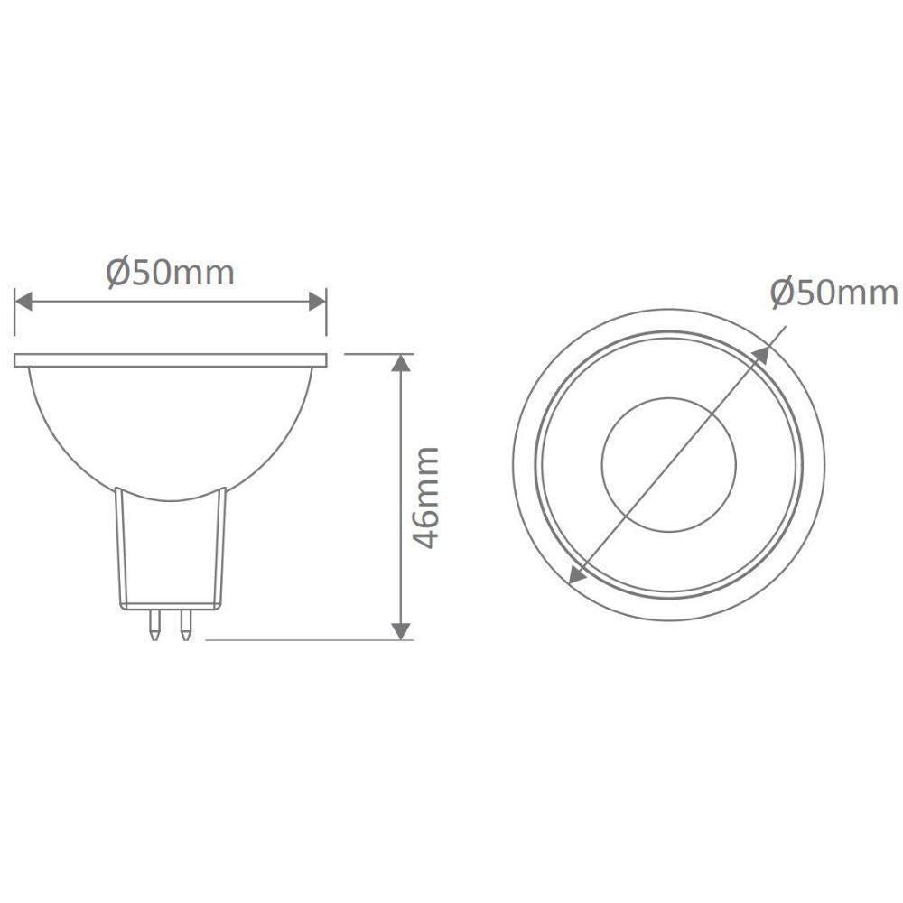 Domus KEY-MR16 LED Globe - Dimmable, MR16, 6W, 12V DC, 5000K - DRIVER REQUIRED-Domus Lighting-Ozlighting.com.au