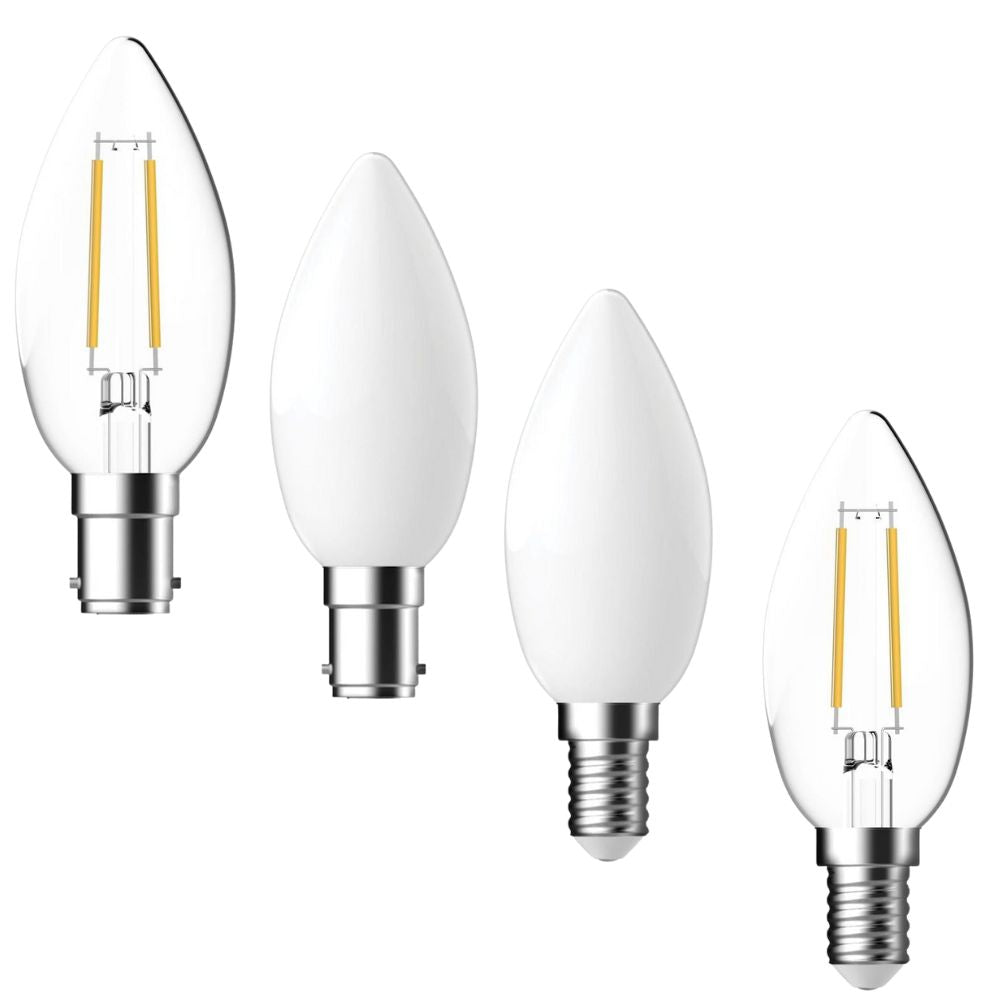 Domus LF-C35 LED Globe - 4.8W, 1 x B15/E14, Filament, Candle, IP20-Domus Lighting-Ozlighting.com.au