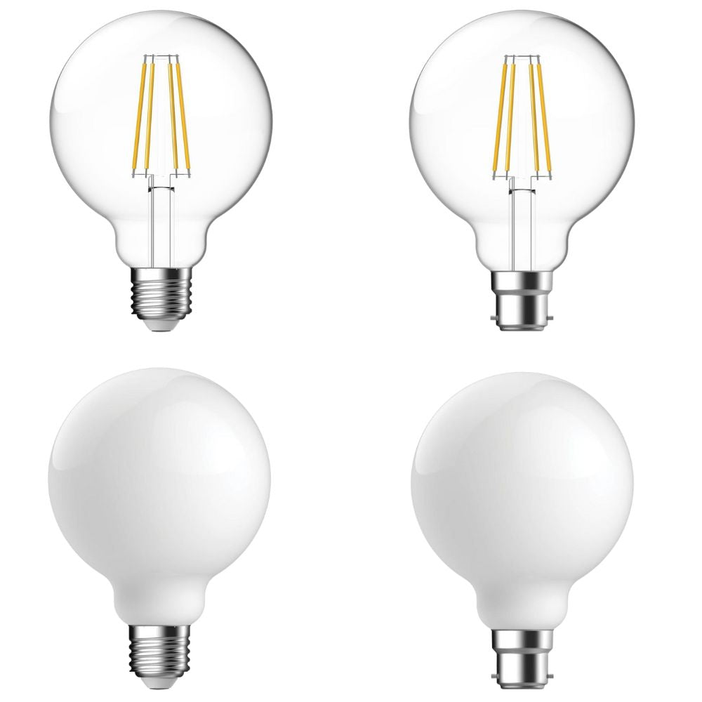 Domus LF-G95 LED Globe - 7W, B22/E27, G95, Filament, Dimmable, Spherical, Glass-Domus Lighting-Ozlighting.com.au