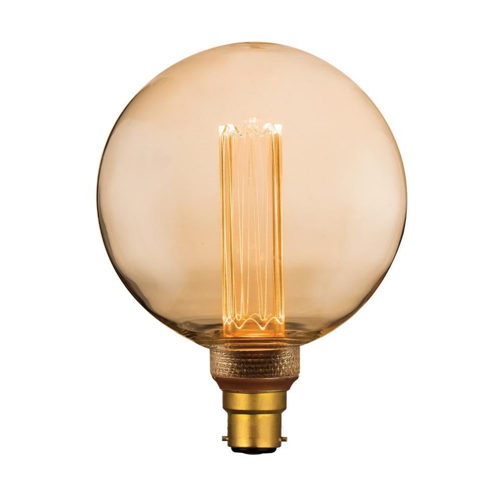 Domus LRF-G125 LED Globe - 3.5W, B22/E27, 1800K, G125, Filament, Dimmable, Spherical-Domus Lighting-Ozlighting.com.au
