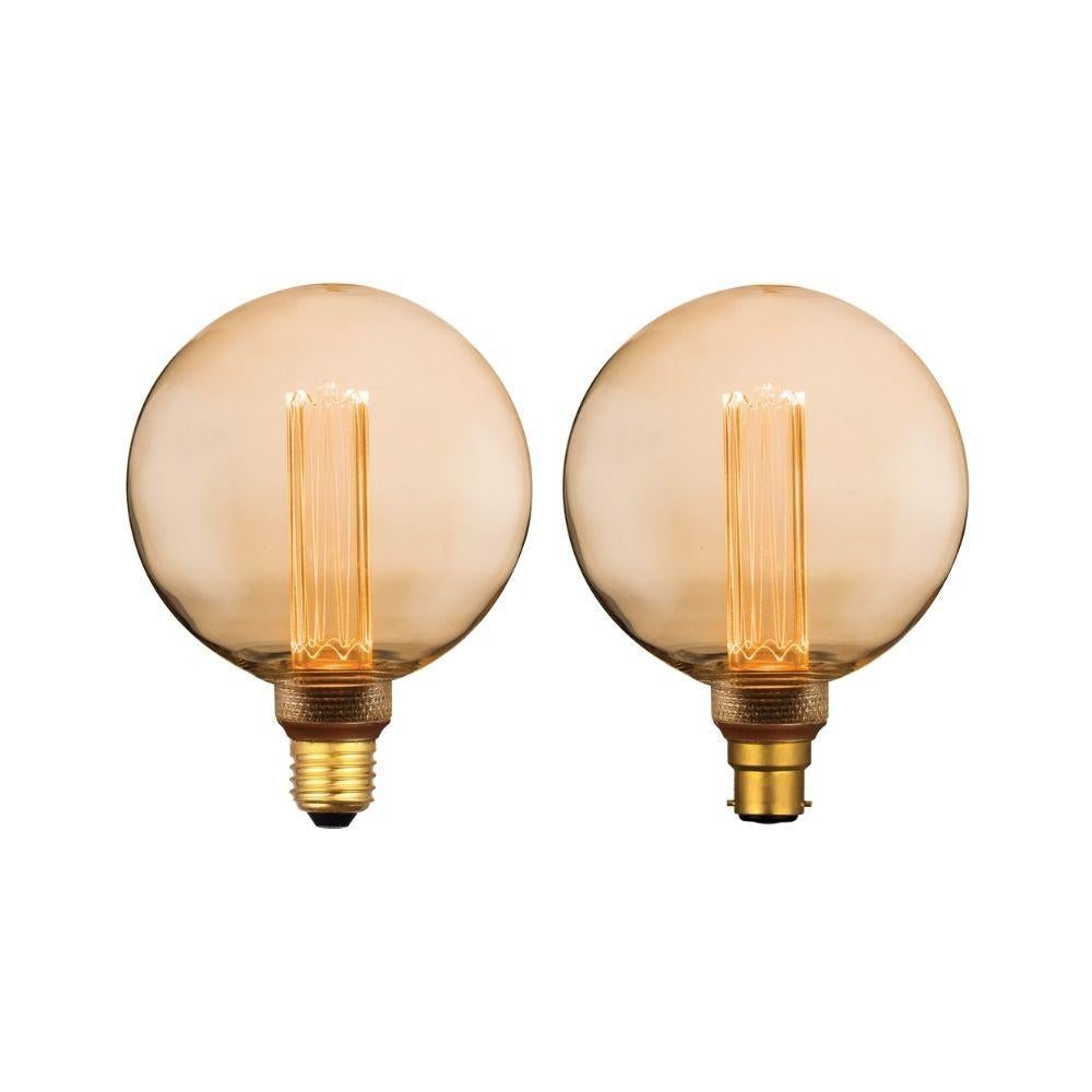 Domus LRF-G125 LED Globe - 3.5W, B22/E27, 1800K, G125, Filament, Dimmable, Spherical-Domus Lighting-Ozlighting.com.au