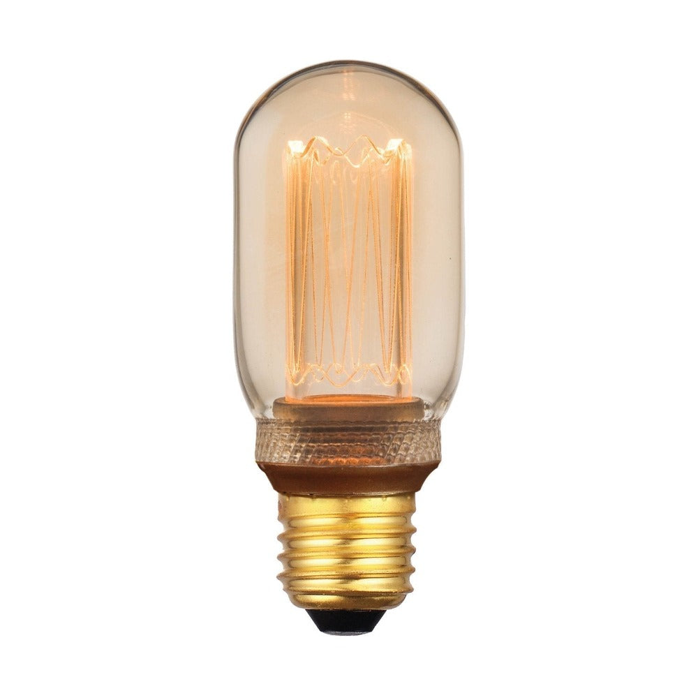 Domus LRF-T45 - 3.5W LED Dimmable Mini Banana T45 Shape Retro Vintage Filament Amber Globe 1800K - B22/E27-Domus Lighting-Ozlighting.com.au