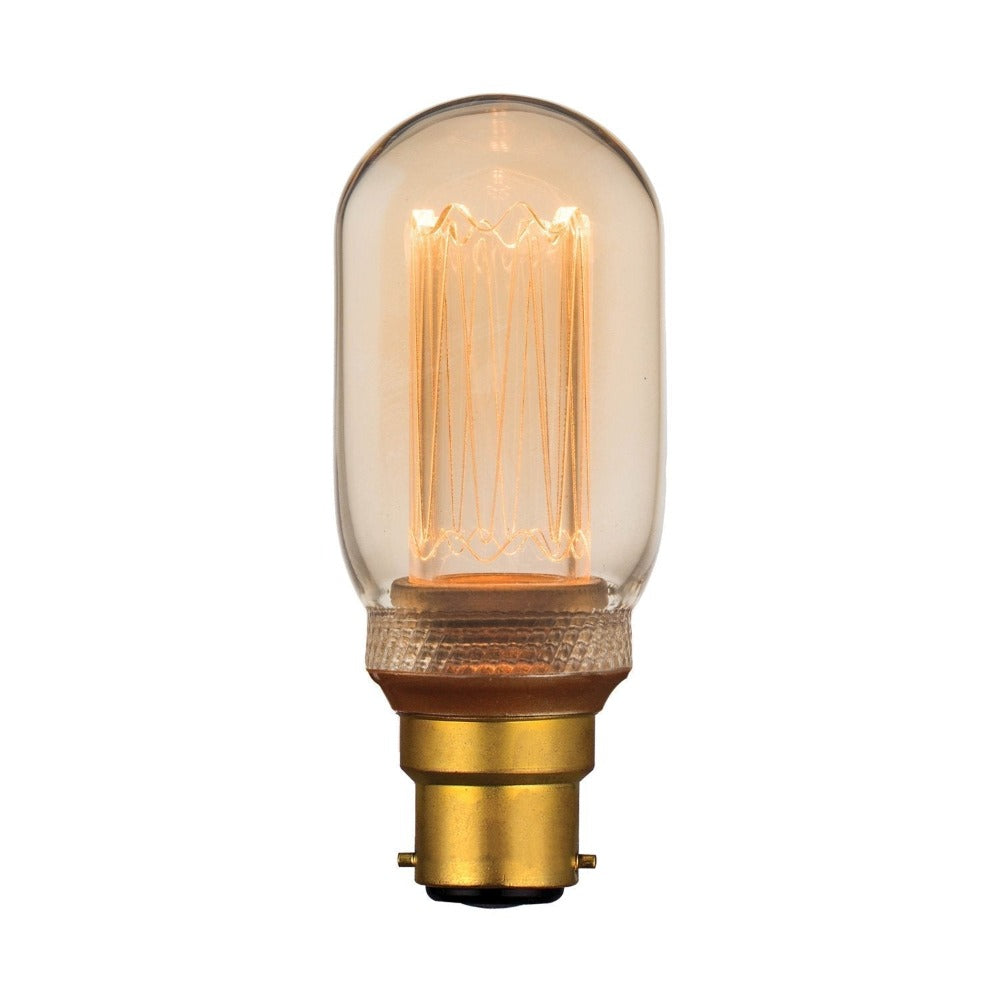 Domus LRF-T45 - 3.5W LED Dimmable Mini Banana T45 Shape Retro Vintage Filament Amber Globe 1800K - B22/E27-Domus Lighting-Ozlighting.com.au