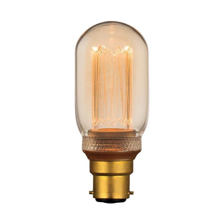 Domus LRF-T45 - 3.5W LED Dimmable Mini Banana T45 Shape Retro Vintage Filament Amber Globe 1800K - B22/E27-Domus Lighting-Ozlighting.com.au