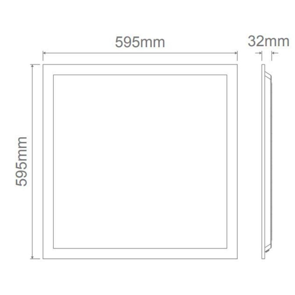 Domus PANEL-BLT-606-DALI - DALI Dimmable 30W LED Tri-Colour 600x600mm Backlit Panel Troffer Light-Domus Lighting-Ozlighting.com.au