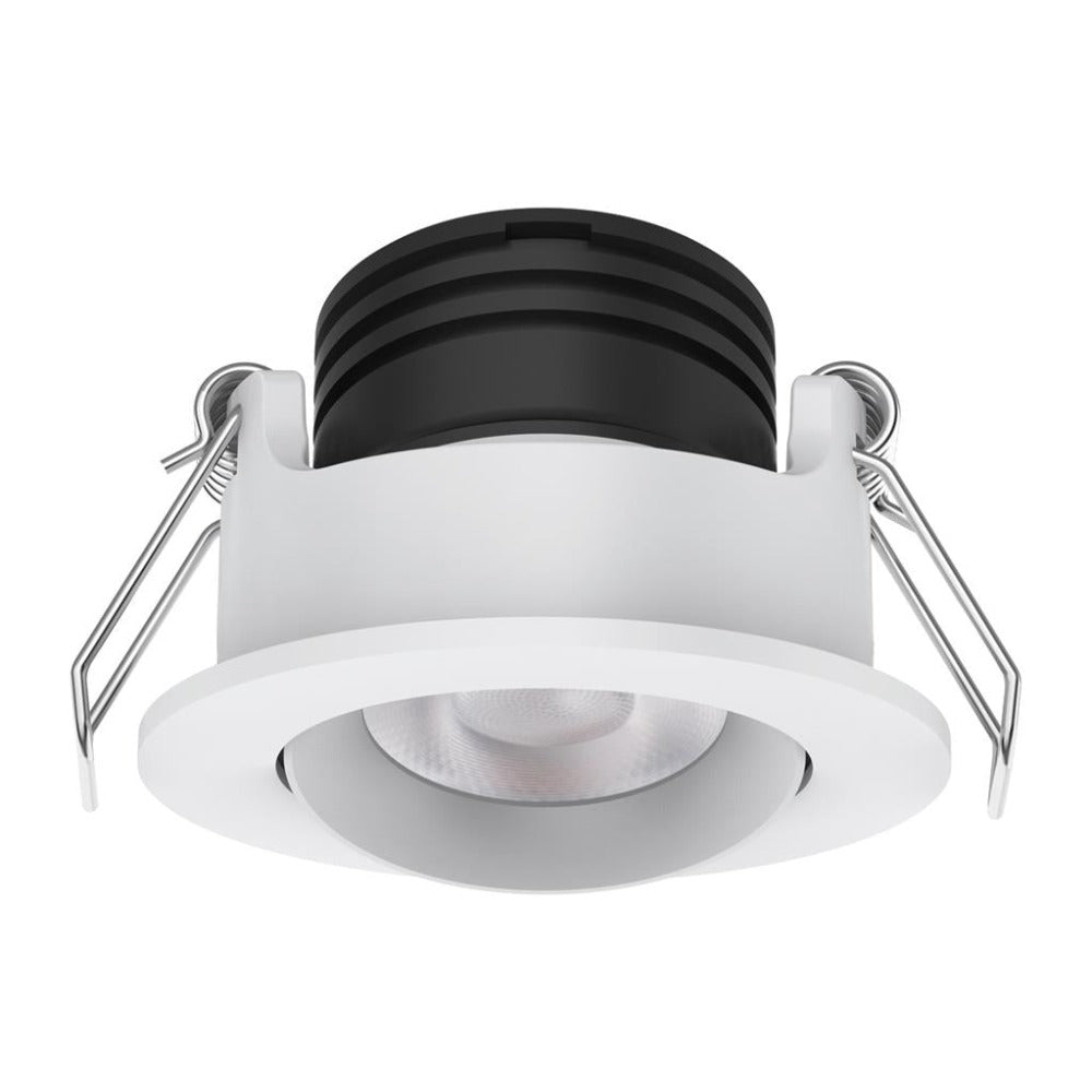 Domus PICO-3-TILT-DALI LED Downlight - 3W, Tri-Colour, DALI Dimmable, IP40, Round-Domus Lighting-Ozlighting.com.au