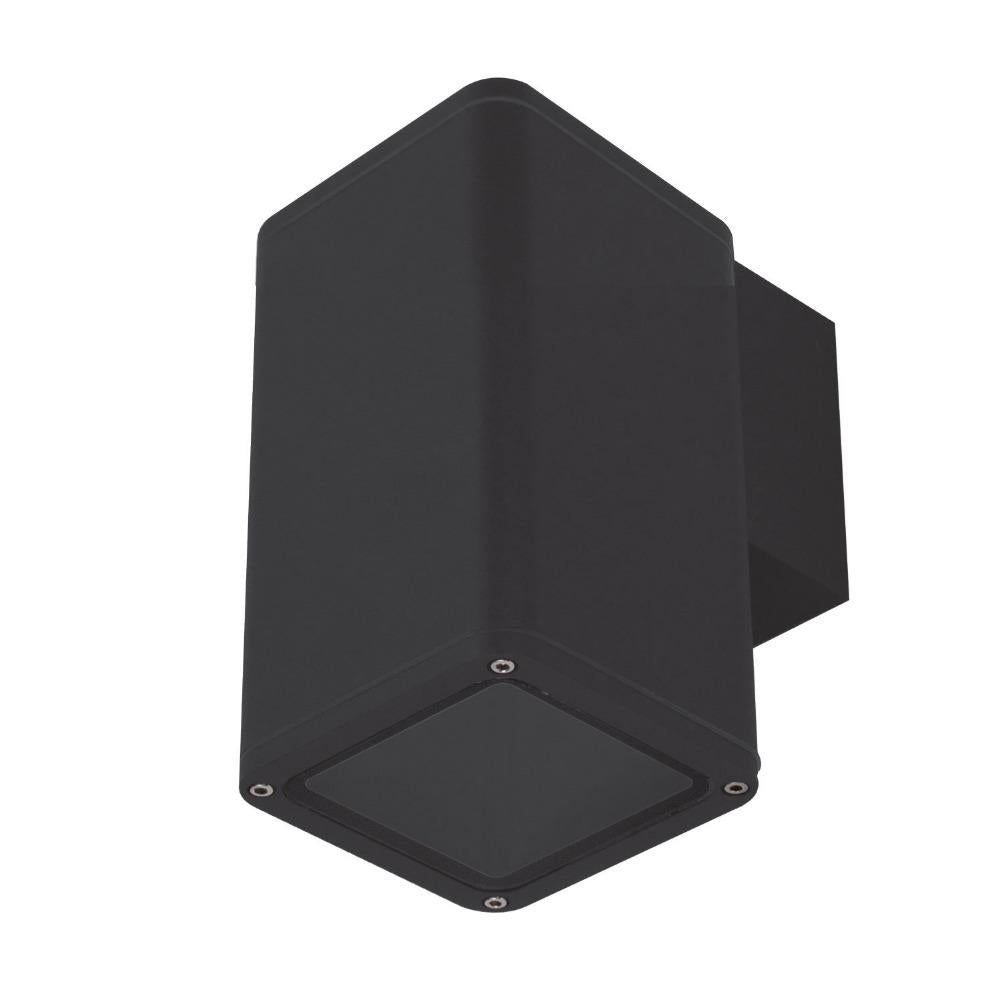 Domus PIPER-PRO-1 - 10W Tricolour LED Large Round Or Square Down Only Exterior LED Wall Light IP65-Domus Lighting-Ozlighting.com.au