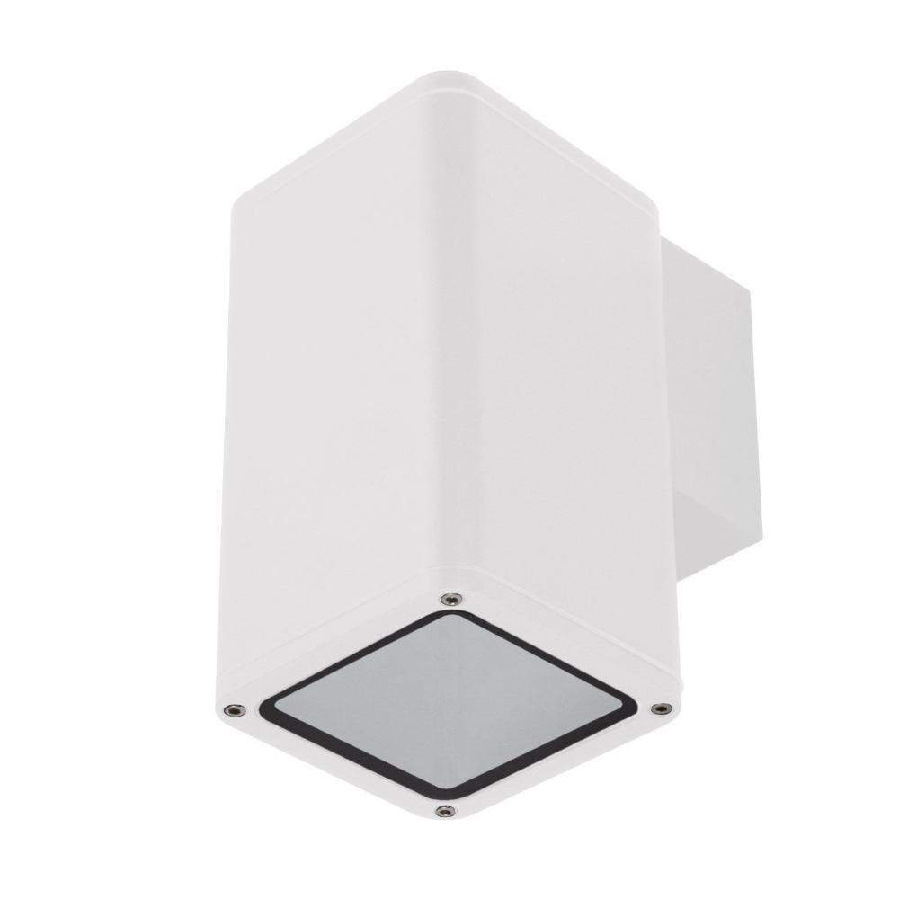 Domus PIPER-PRO-1 - 10W Tricolour LED Large Round Or Square Down Only Exterior LED Wall Light IP65-Domus Lighting-Ozlighting.com.au
