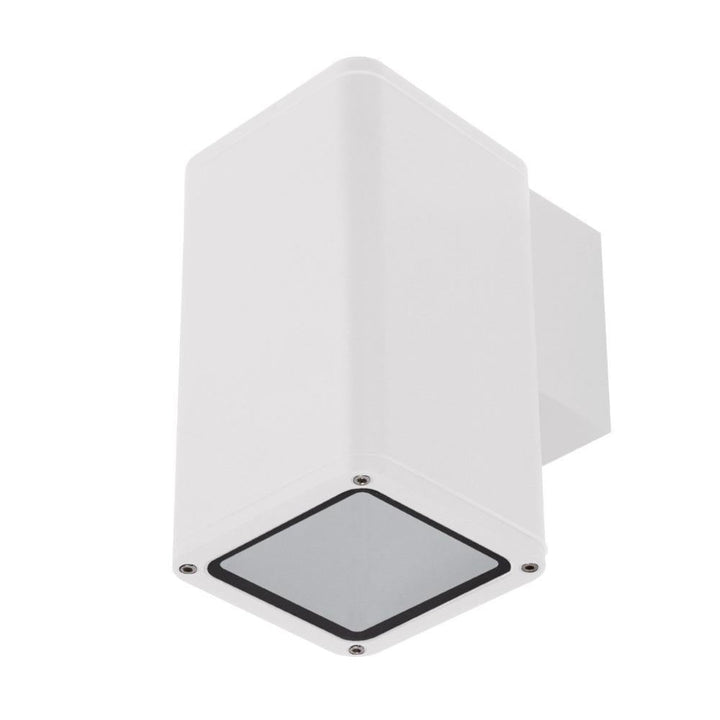 Domus PIPER-PRO-1 - 10W Tricolour LED Large Round Or Square Down Only Exterior LED Wall Light IP65-Domus Lighting-Ozlighting.com.au
