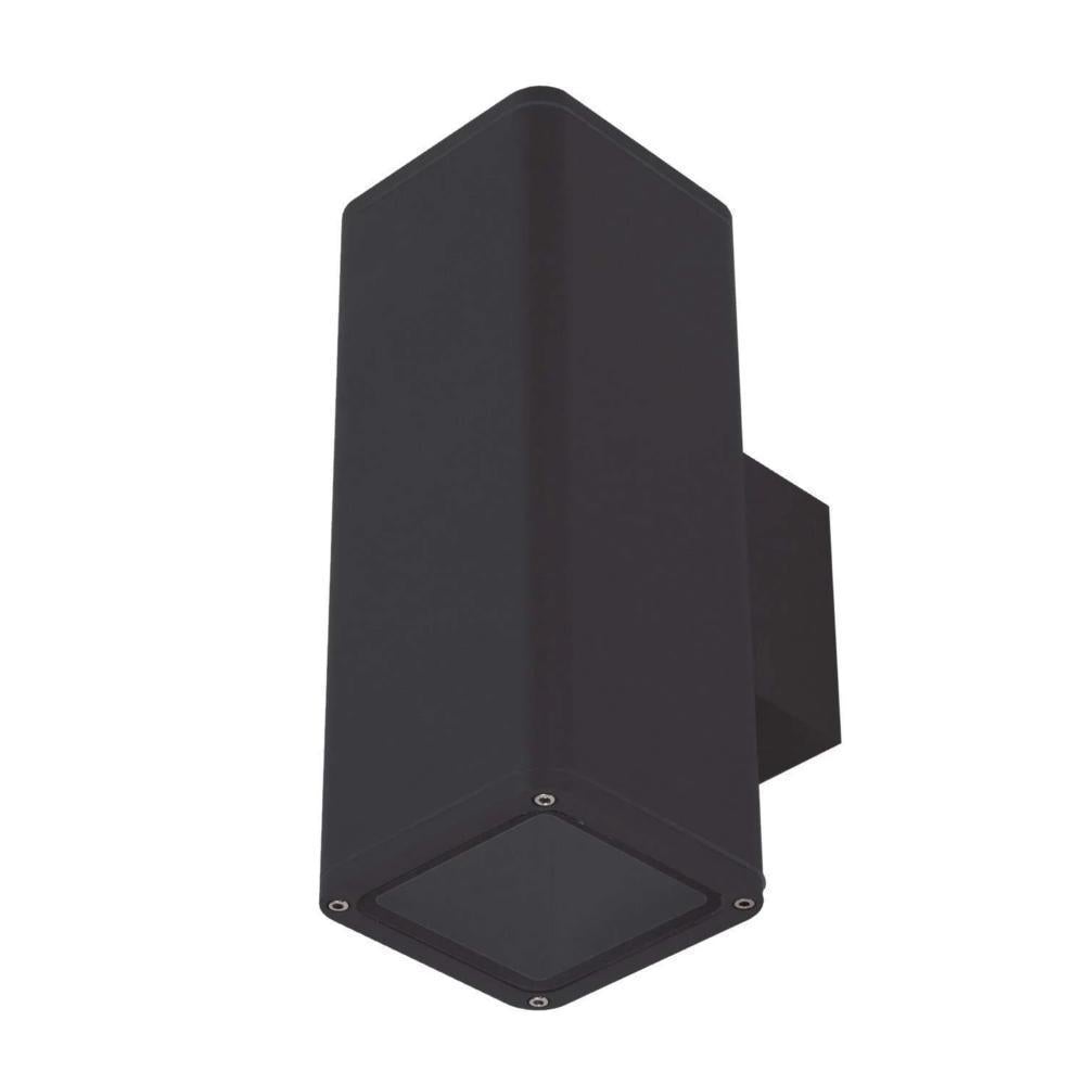 Domus PIPER-PRO-2 - 2x10W Tricolour LED Large Round or Square Up/Down Exterior Wall Light IP65-Domus Lighting-Ozlighting.com.au