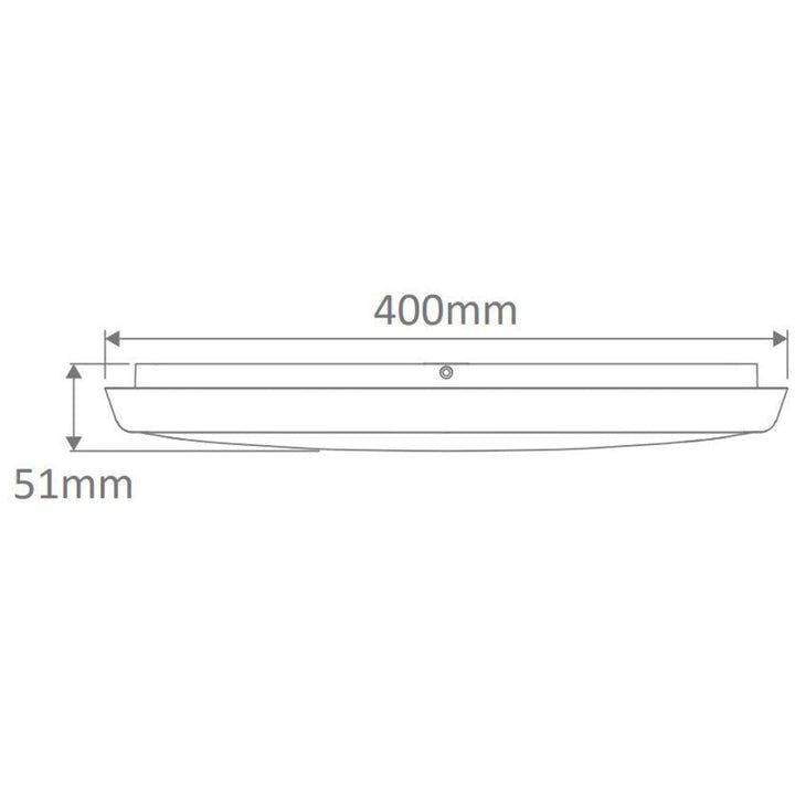 Domus SOLAR-TRIO - 200/300/400 Colour Switchable LED Ceiling Light IP54 - TRIO-Domus Lighting-Ozlighting.com.au