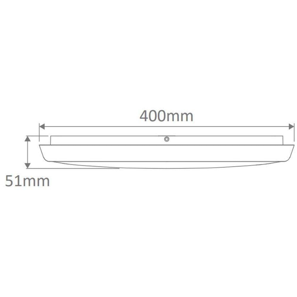 Domus SOLAR-TRIO - 200/300/400 Colour Switchable LED Ceiling Light IP54 - TRIO-Domus Lighting-Ozlighting.com.au