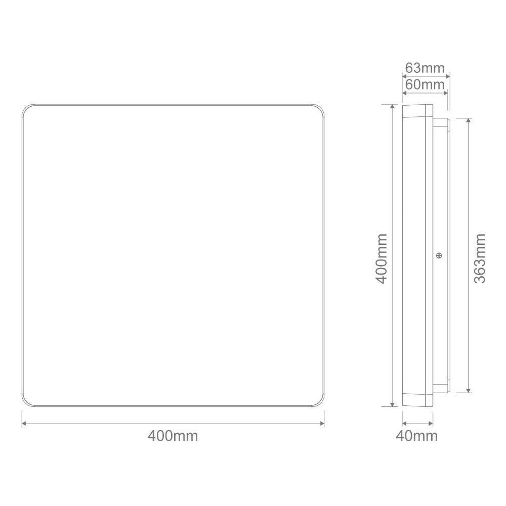 Domus SUNSET LED Ceiling Light - 15W/25W/35W, Colour Switchable, IP54-Domus Lighting-Ozlighting.com.au