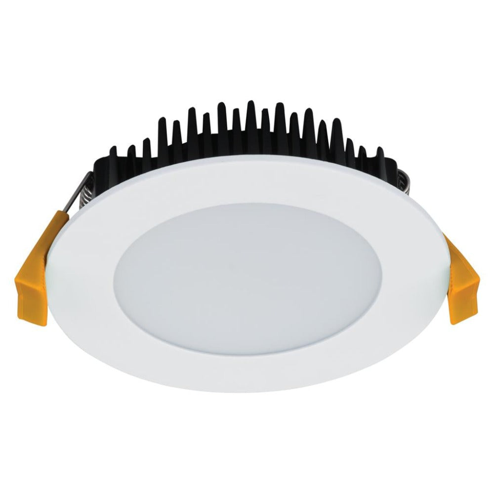 Domus TEK-13-DALI LED Downlight - 13W, Tri-Colour, DALI Dimmable, IP44, Round, Flat Face-Domus Lighting-Ozlighting.com.au