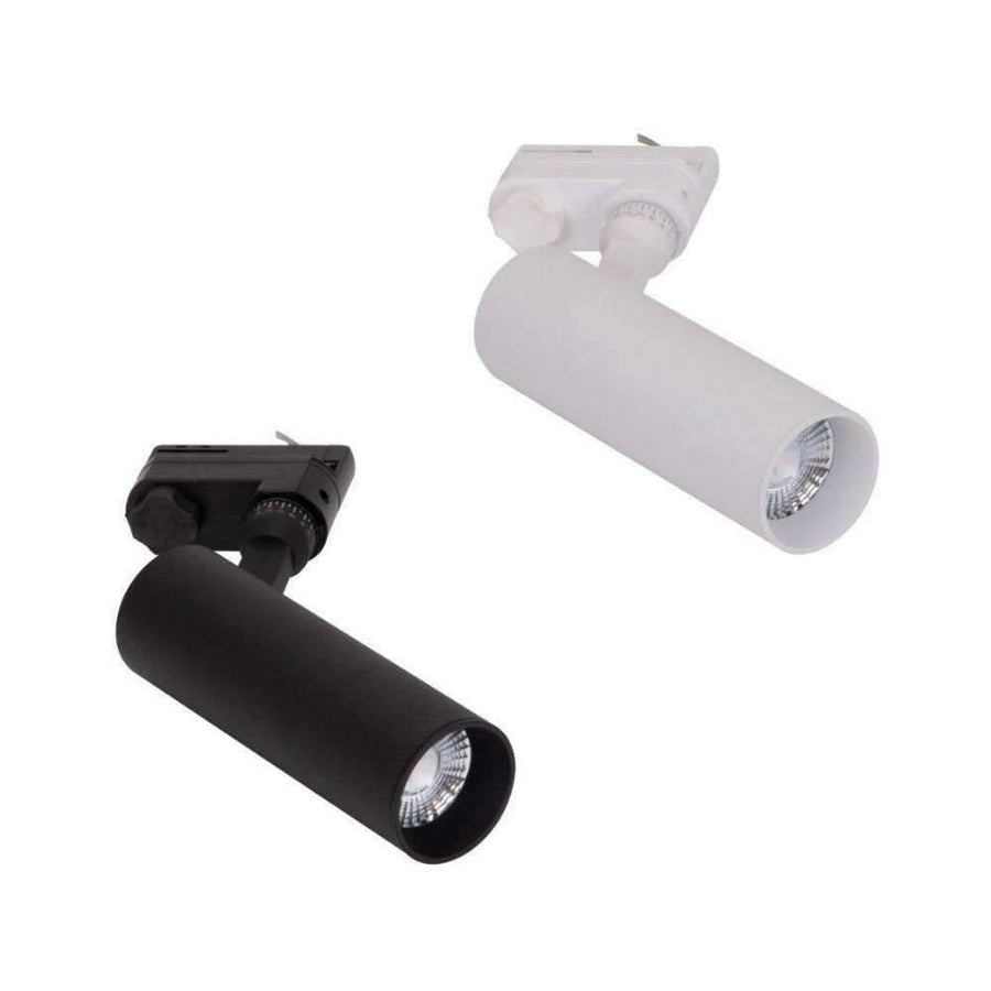 Domus THOR-15 - 15W LED 3-Circuit Slim Track Mounted Head Spot Light-Domus Lighting-Ozlighting.com.au