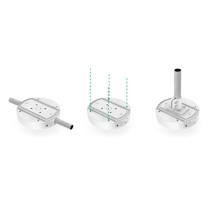 Ektor LEDFIRE-CORE - 1.4W Basic LED Emergency Round Surface Mounted Luminaire IP20-Ektor Lighting-Ozlighting.com.au