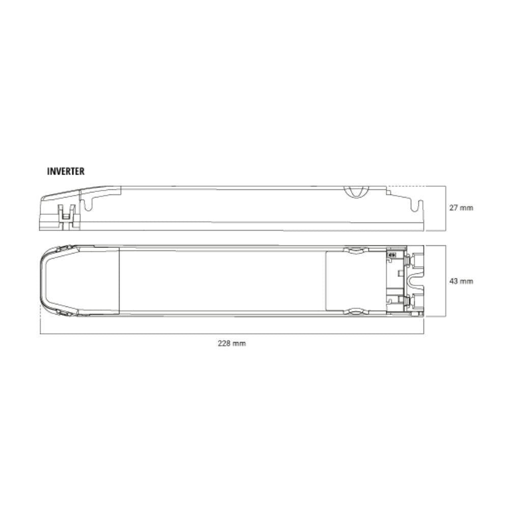 Ektor LEDFIRE-PRO-LK - 4.3W Professional LED Lynk Emergency Recessed Luminaire IP20-Ektor Lighting-Ozlighting.com.au