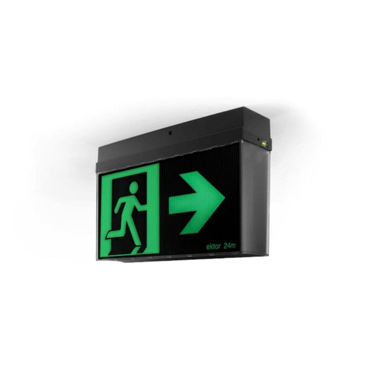 Ektor MERCURY-PRO-LK - 1.5W LED Lynk Wall / Ceiling Mounted Emergency Exit Sign Light IP20-Ektor Lighting-Ozlighting.com.au