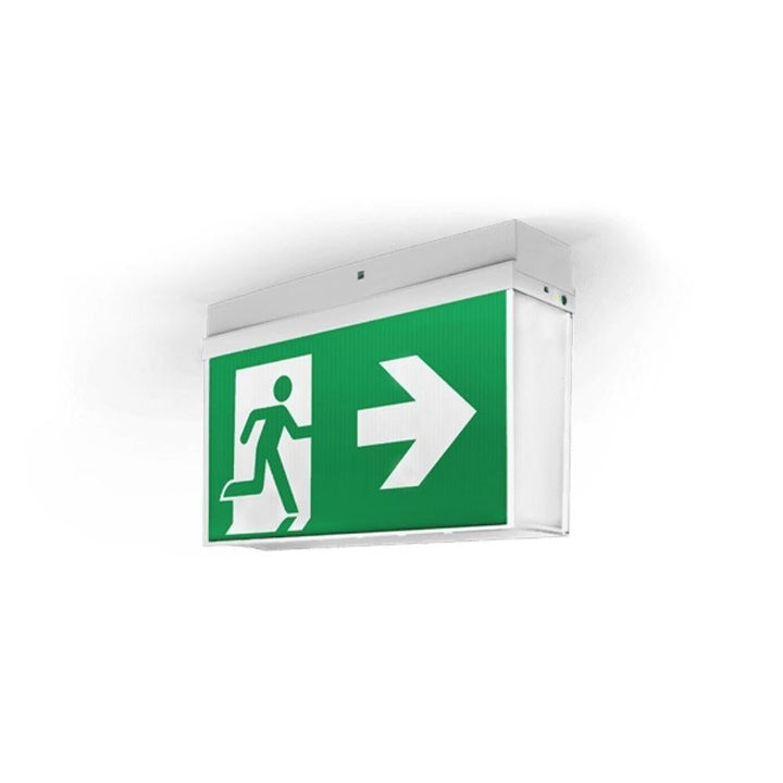 Ektor MERCURY-PRO-LK - 1.5W LED Lynk Wall / Ceiling Mounted Emergency Exit Sign Light IP20-Ektor Lighting-Ozlighting.com.au