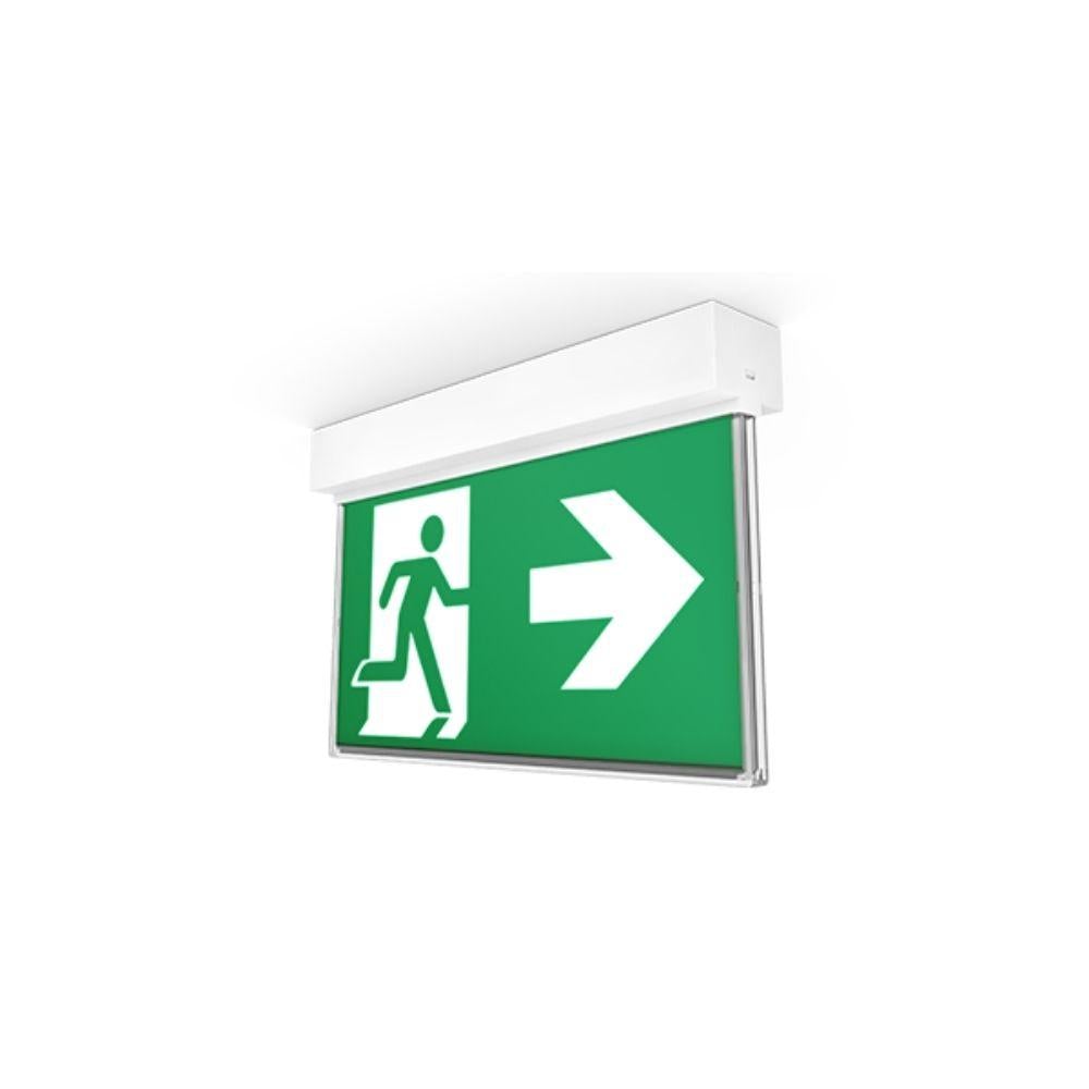 Ektor RAZOR - Slimblade Core Recessed/Surface Mount Exit Light IP20-Ektor Lighting-Ozlighting.com.au