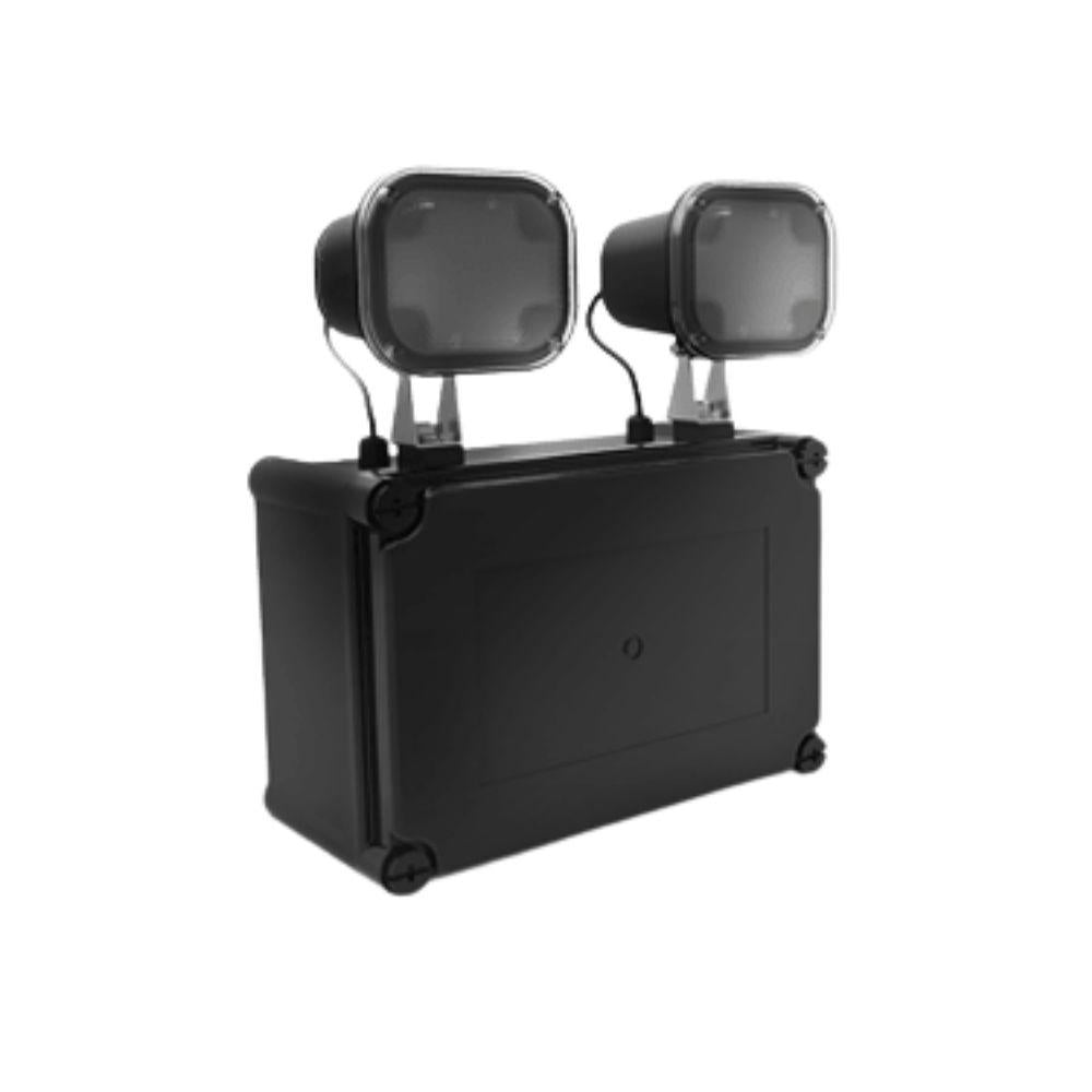 Ektor TWINSPOT-EM Emergency Luminaire - 3W Max Total Power, IP65-Ektor Lighting-Ozlighting.com.au