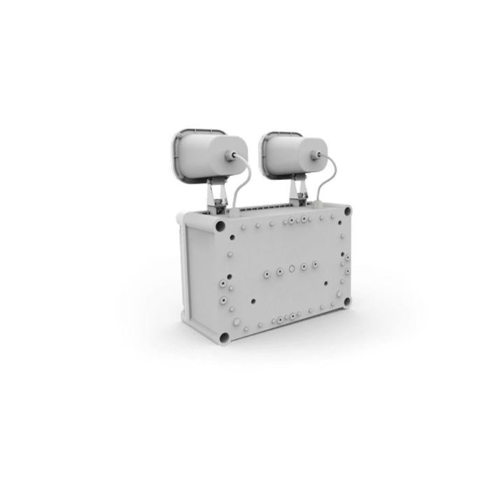 Ektor TWINSPOT-WP-LITE - 2.7W LED Lite Exterior Emergency Twinspot Luminaire IP65-Ektor Lighting-Ozlighting.com.au