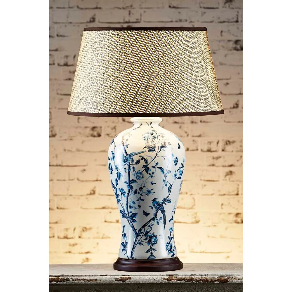 Emac & Lawton ASHLEIGH Table Lamp Base - 40W, Ceramic-Emac & Lawton-Ozlighting.com.au