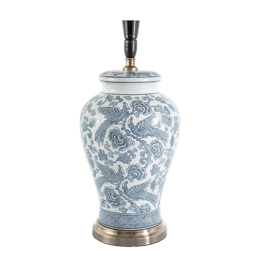 Emac & Lawton AVIARY Table Lamp Base Only - 25W, Ceramic-Emac & Lawton-Ozlighting.com.au