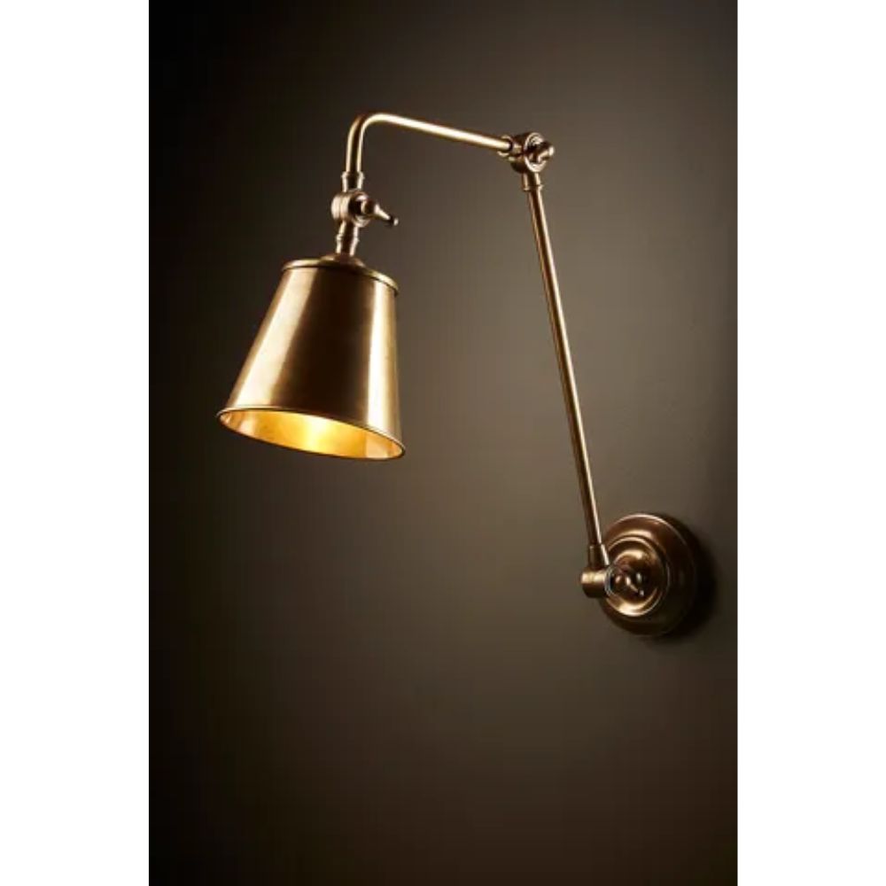 Emac & Lawton CROMWELL Wall Light - Directional Adjustable Arm Interior-Emac & Lawton-Ozlighting.com.au