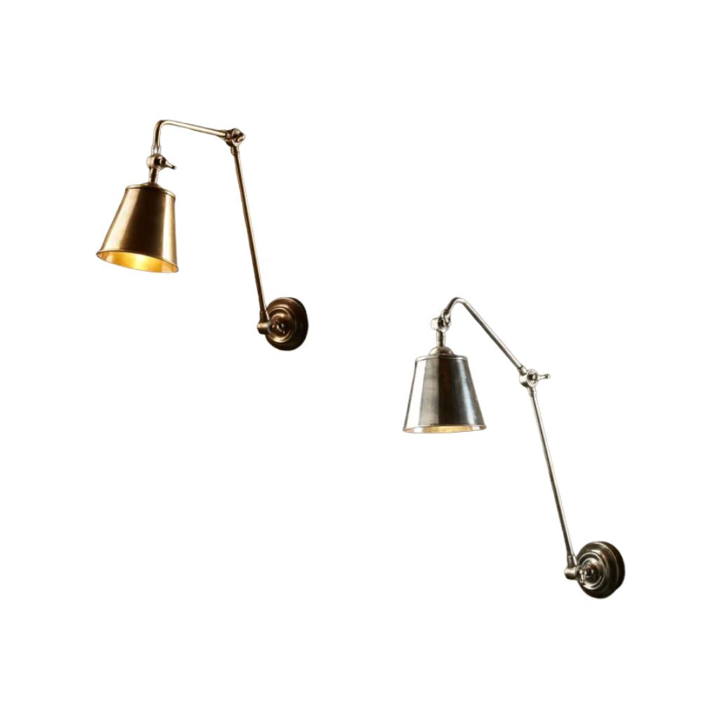 Emac & Lawton CROMWELL Wall Light - Directional Adjustable Arm Interior-Emac & Lawton-Ozlighting.com.au